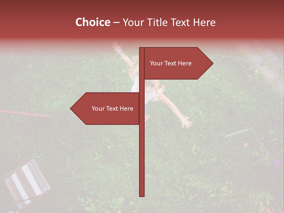 Happiness Background Blue PowerPoint Template