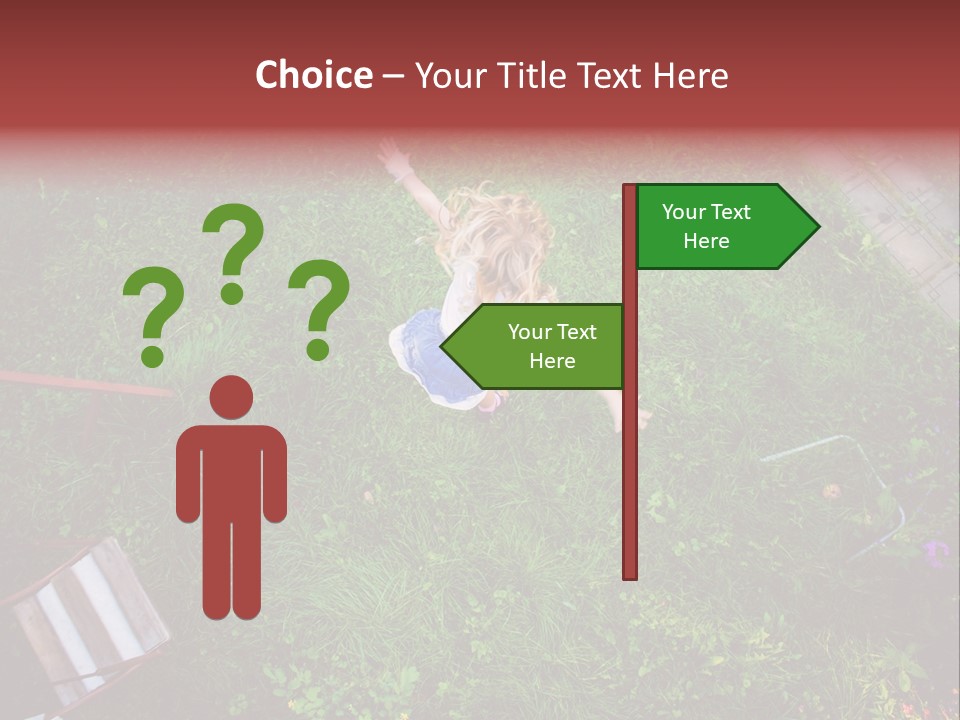 Happiness Background Blue PowerPoint Template