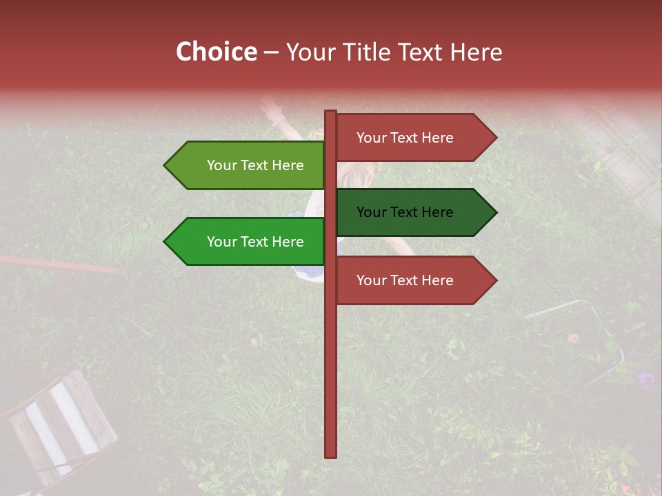 Happiness Background Blue PowerPoint Template