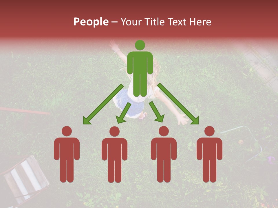 Happiness Background Blue PowerPoint Template