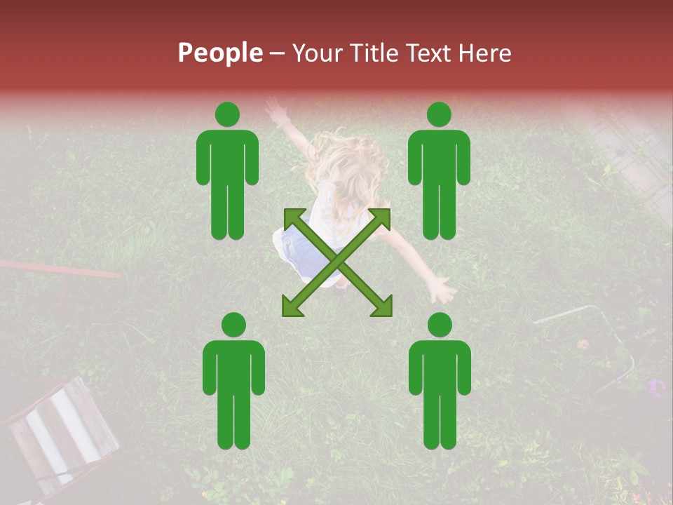 Happiness Background Blue PowerPoint Template