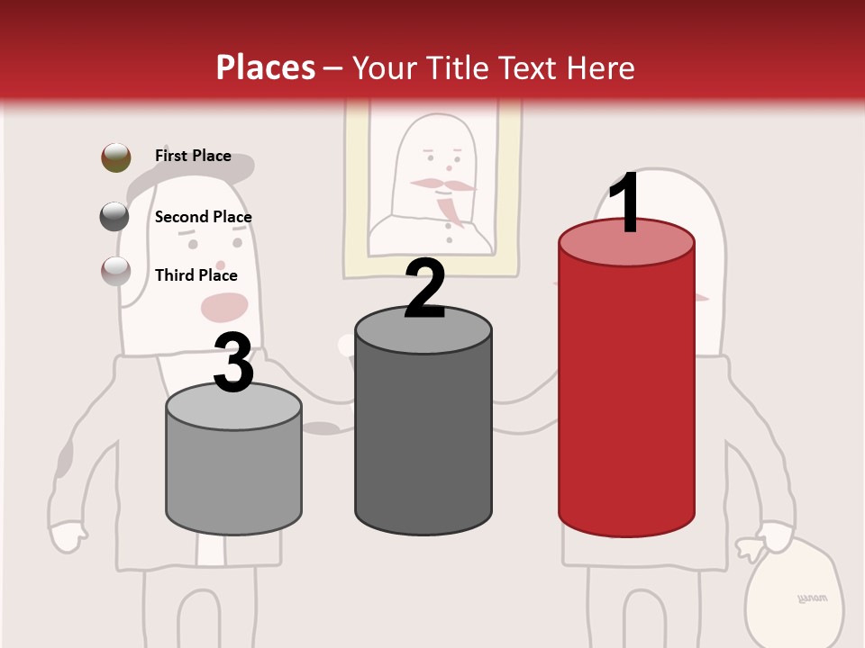 Cartoon Humor Character PowerPoint Template