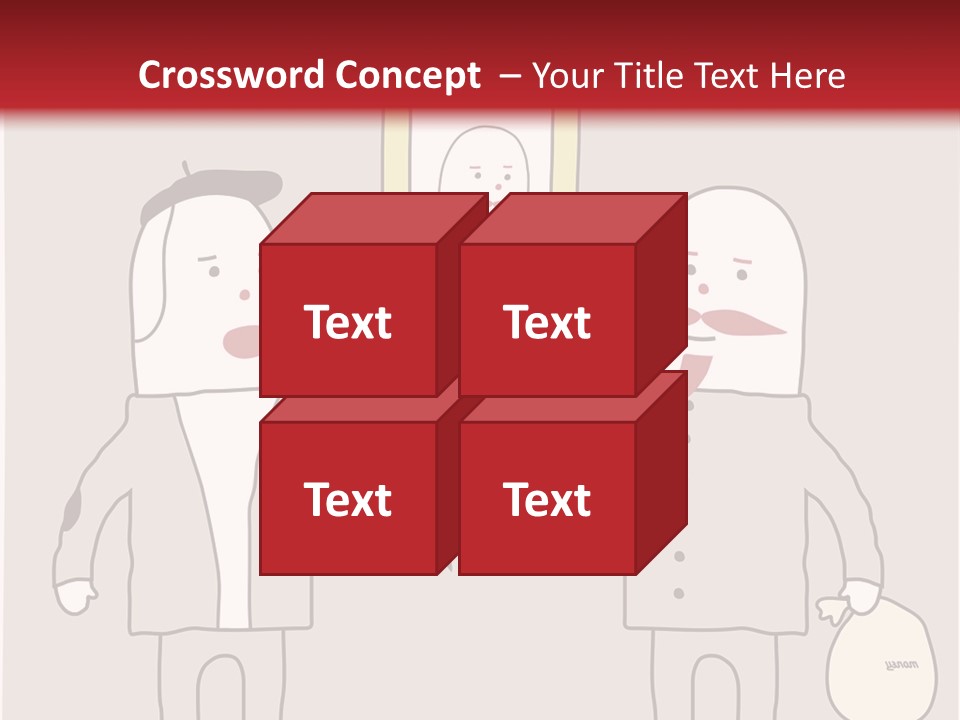 Cartoon Humor Character PowerPoint Template