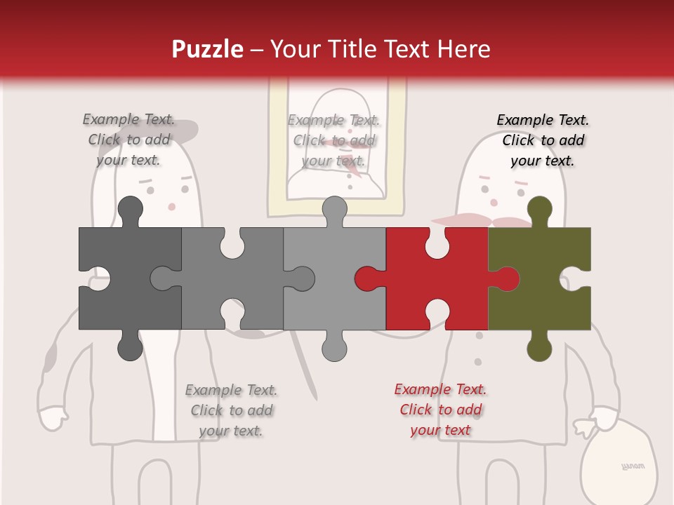 Cartoon Humor Character PowerPoint Template