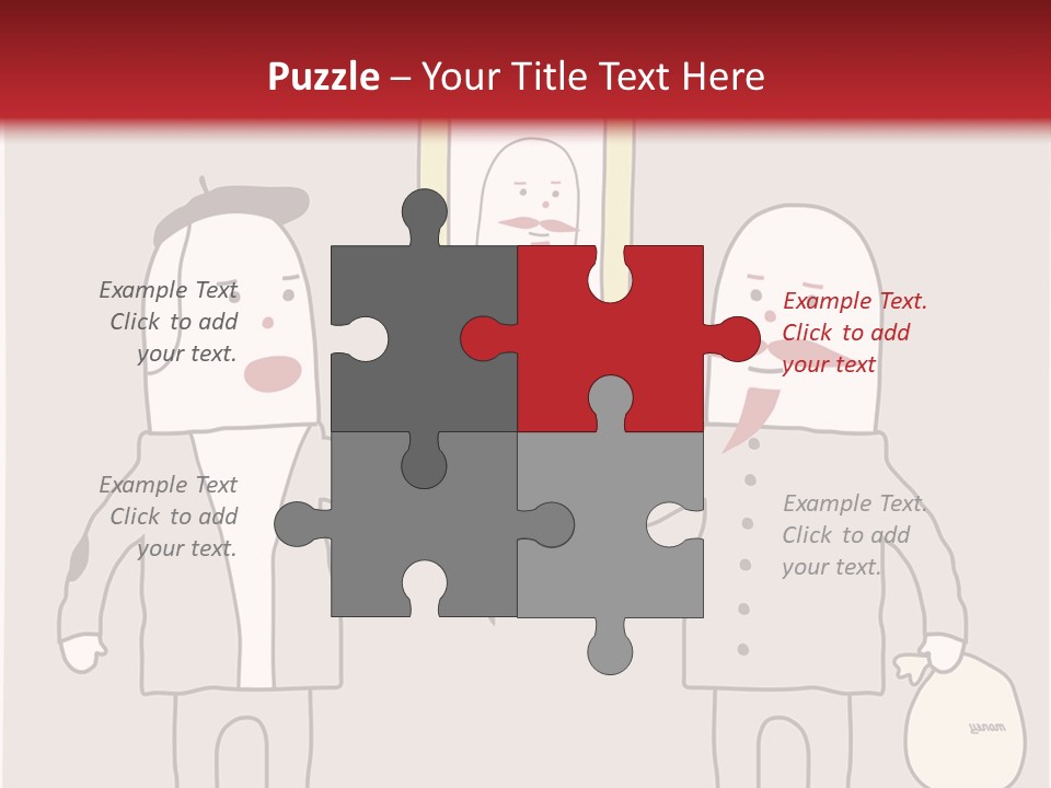 Cartoon Humor Character PowerPoint Template