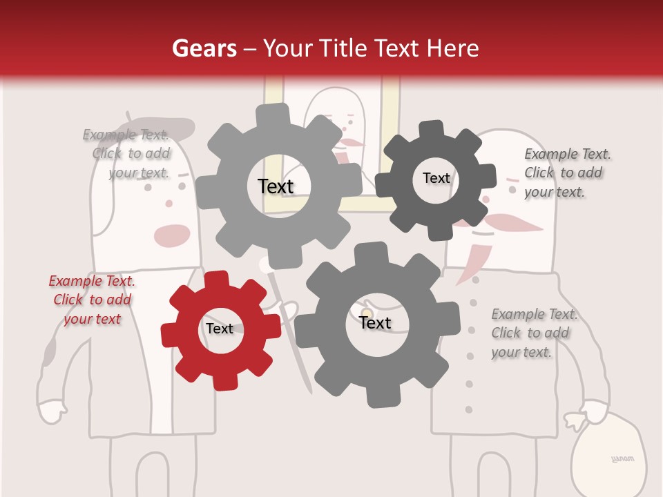 Cartoon Humor Character PowerPoint Template