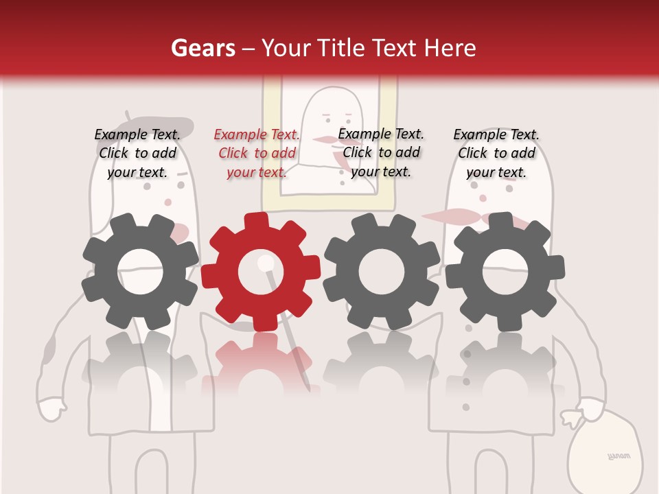 Cartoon Humor Character PowerPoint Template