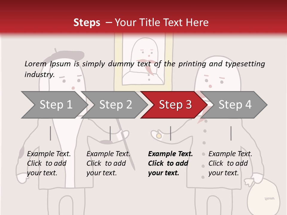 Cartoon Humor Character PowerPoint Template