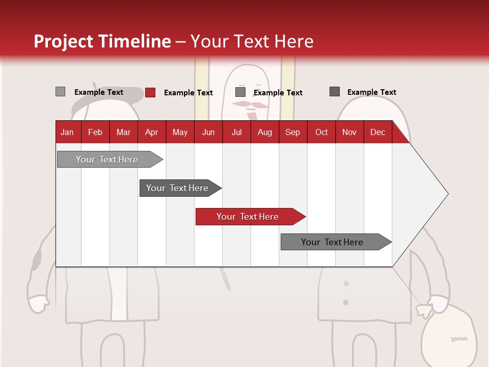Cartoon Humor Character PowerPoint Template