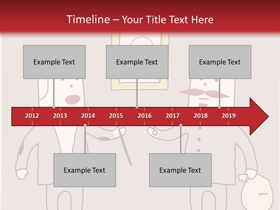 Cartoon Humor Character PowerPoint Template