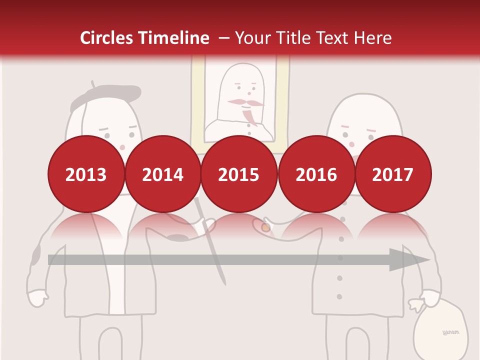 Cartoon Humor Character PowerPoint Template