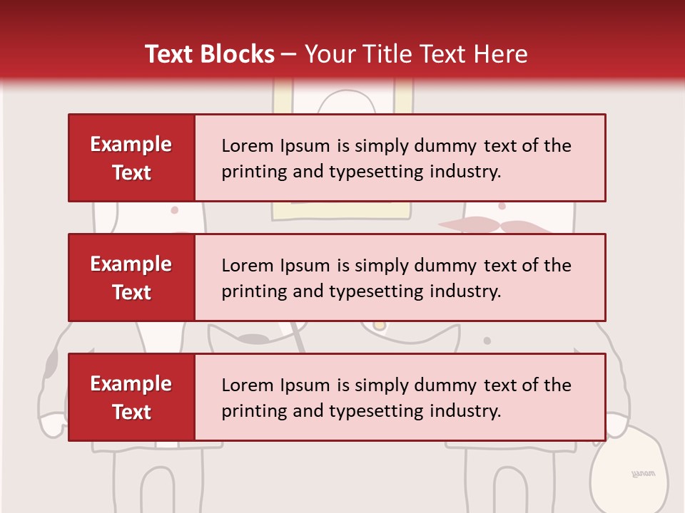 Cartoon Humor Character PowerPoint Template