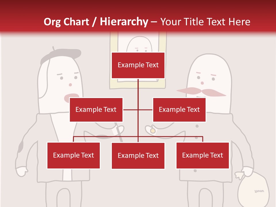 Cartoon Humor Character PowerPoint Template