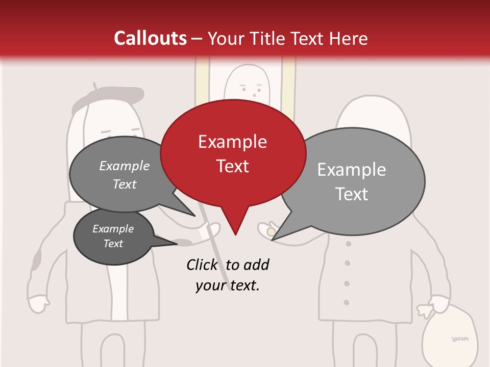 Cartoon Humor Character PowerPoint Template