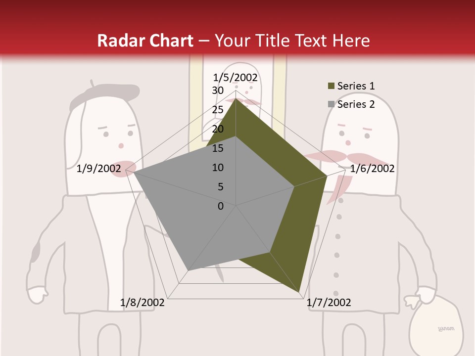 Cartoon Humor Character PowerPoint Template