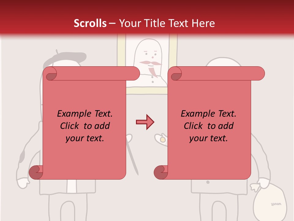 Cartoon Humor Character PowerPoint Template