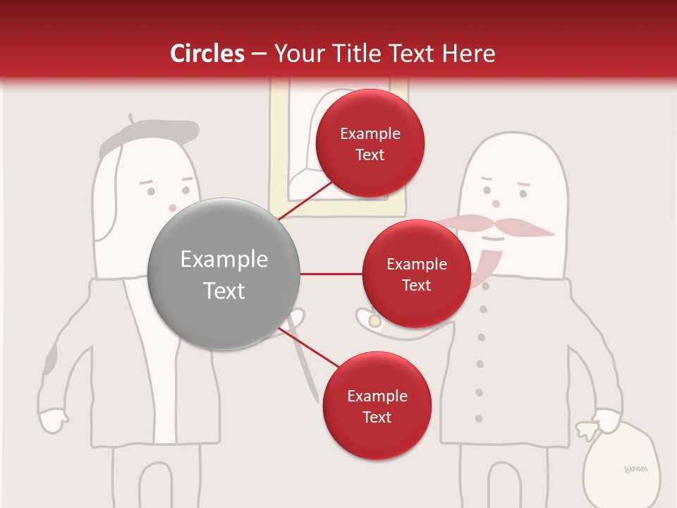 Cartoon Humor Character PowerPoint Template