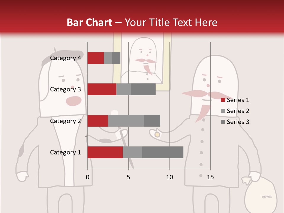 Cartoon Humor Character PowerPoint Template