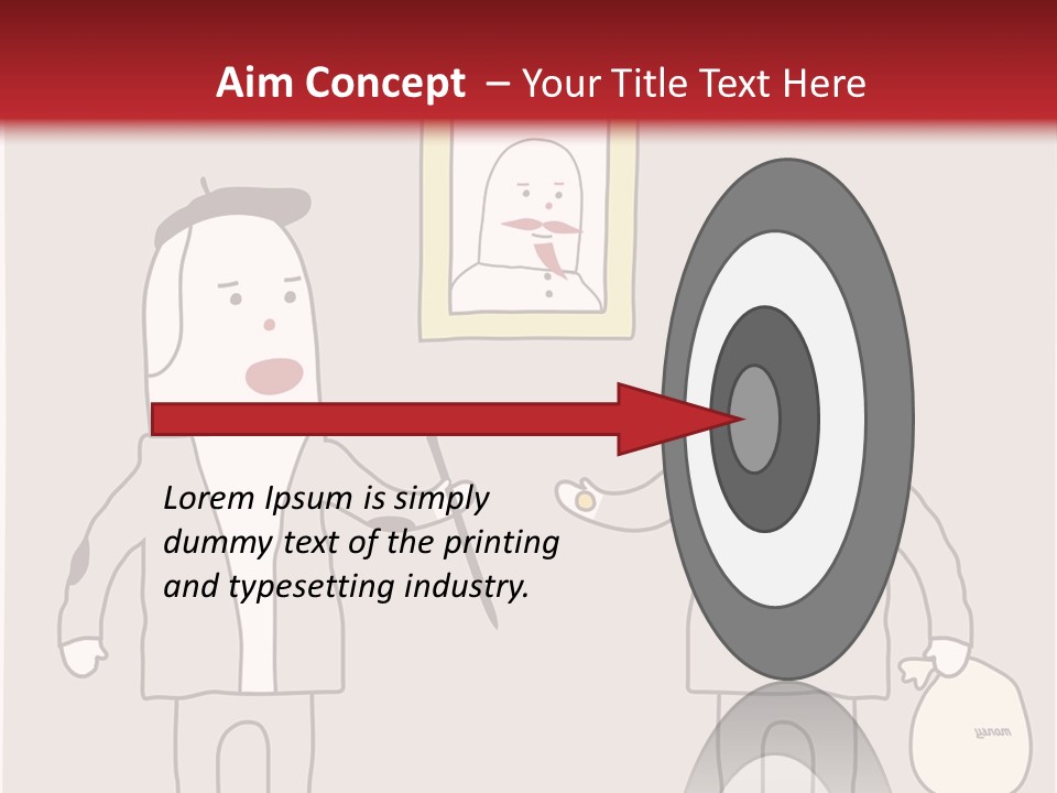 Cartoon Humor Character PowerPoint Template