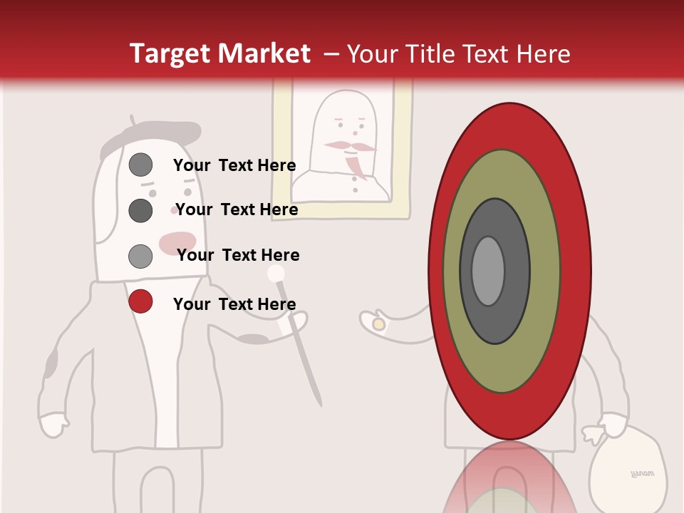 Cartoon Humor Character PowerPoint Template