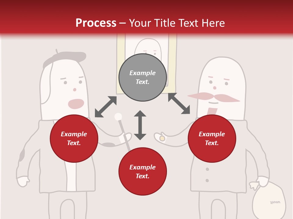 Cartoon Humor Character PowerPoint Template