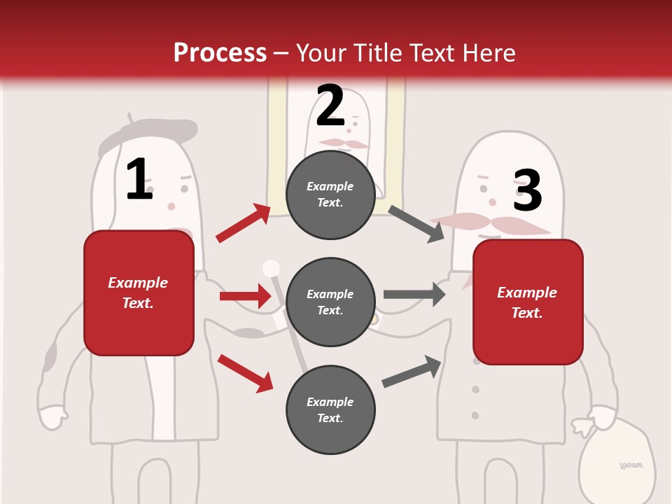 Cartoon Humor Character PowerPoint Template