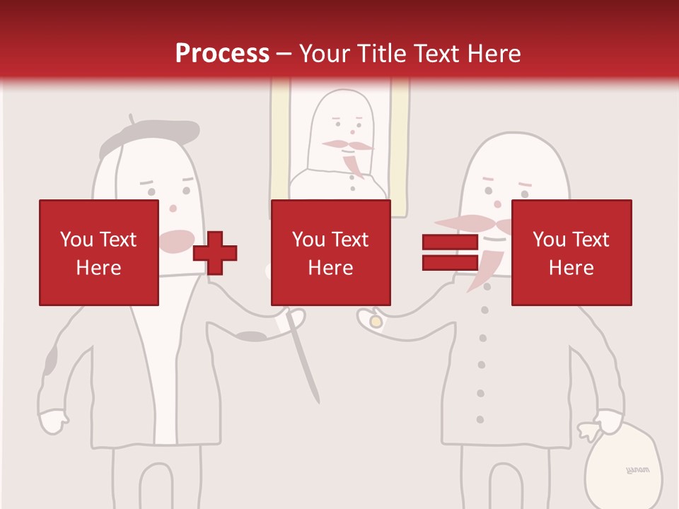 Cartoon Humor Character PowerPoint Template