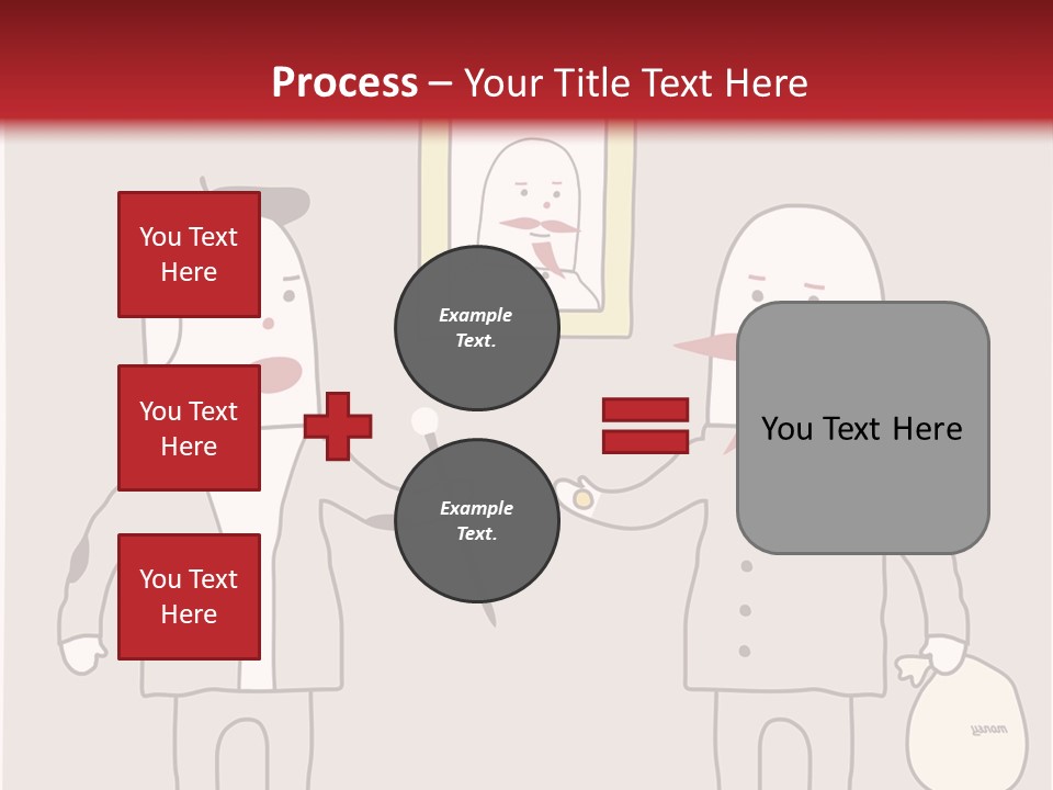 Cartoon Humor Character PowerPoint Template