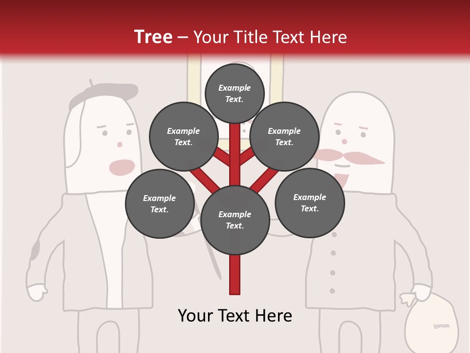 Cartoon Humor Character PowerPoint Template