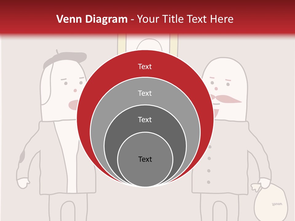 Cartoon Humor Character PowerPoint Template