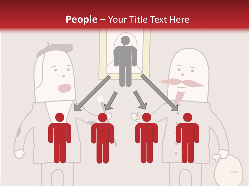 Cartoon Humor Character PowerPoint Template