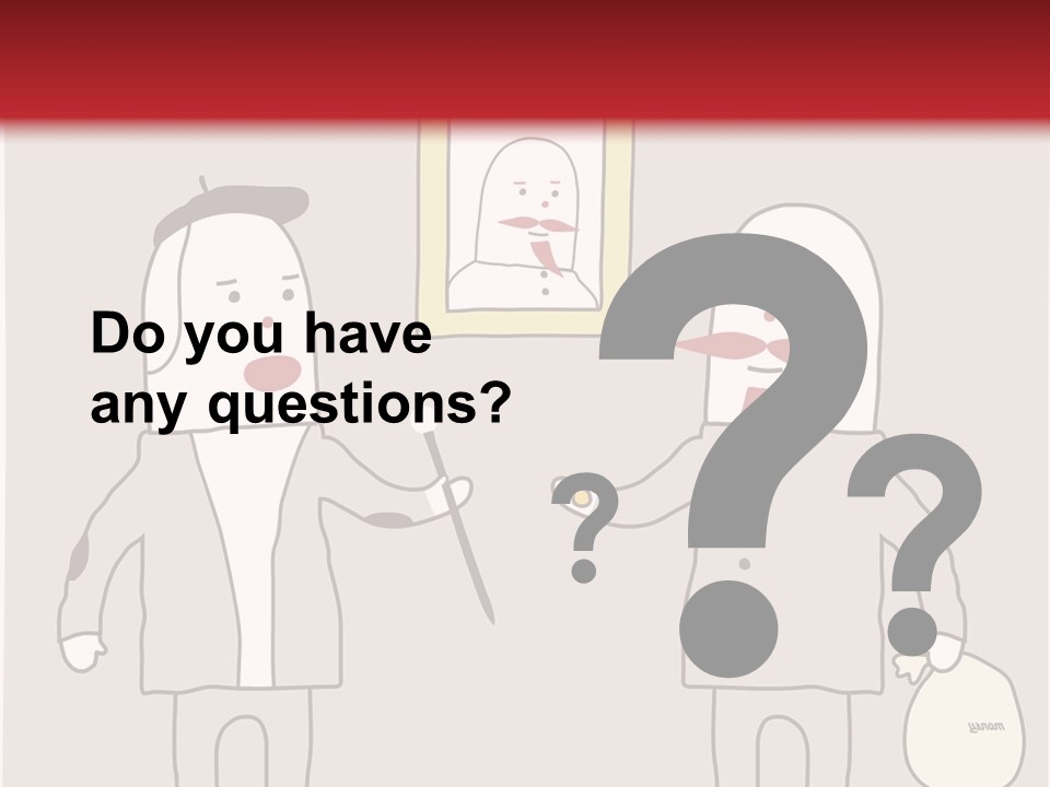 Cartoon Humor Character PowerPoint Template