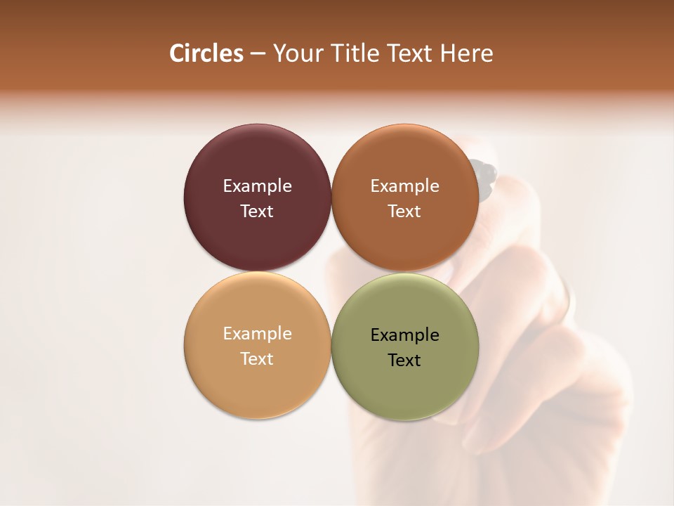 Black Light White PowerPoint Template