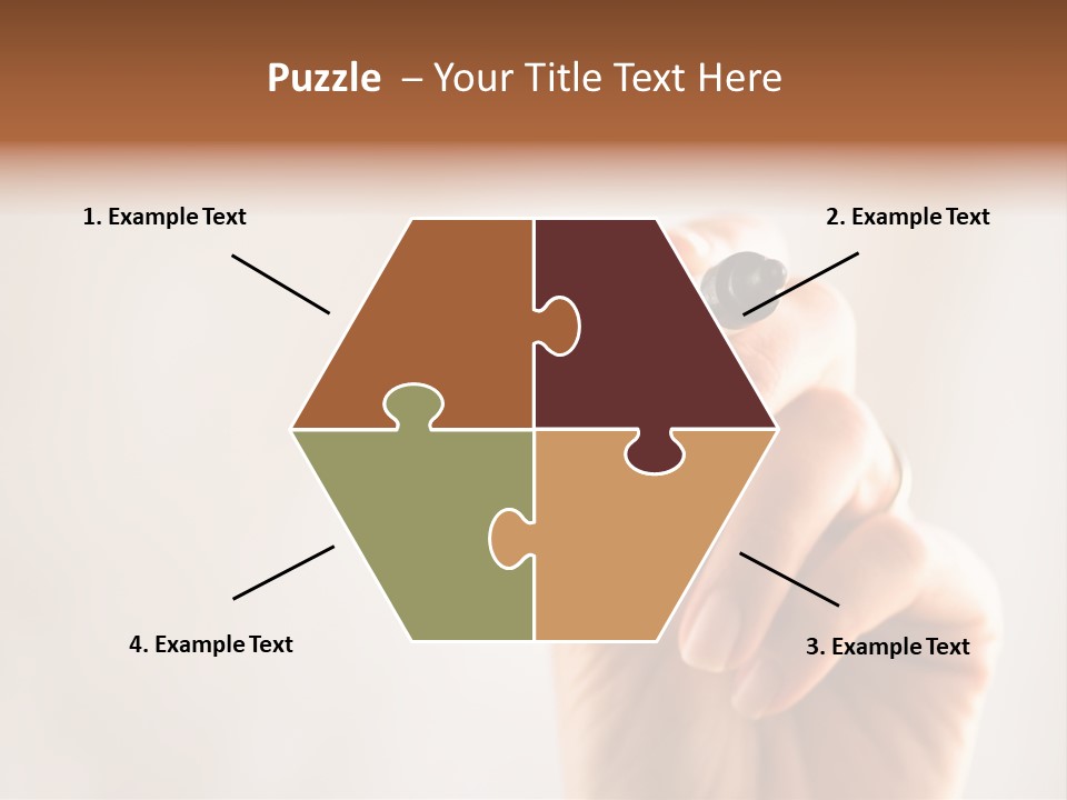 Black Light White PowerPoint Template