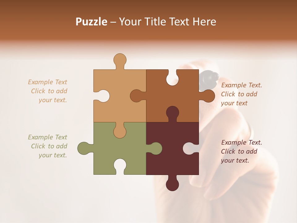 Black Light White PowerPoint Template