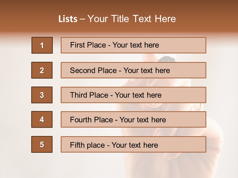 Black Light White PowerPoint Template