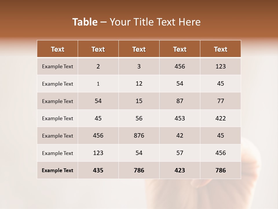 Black Light White PowerPoint Template