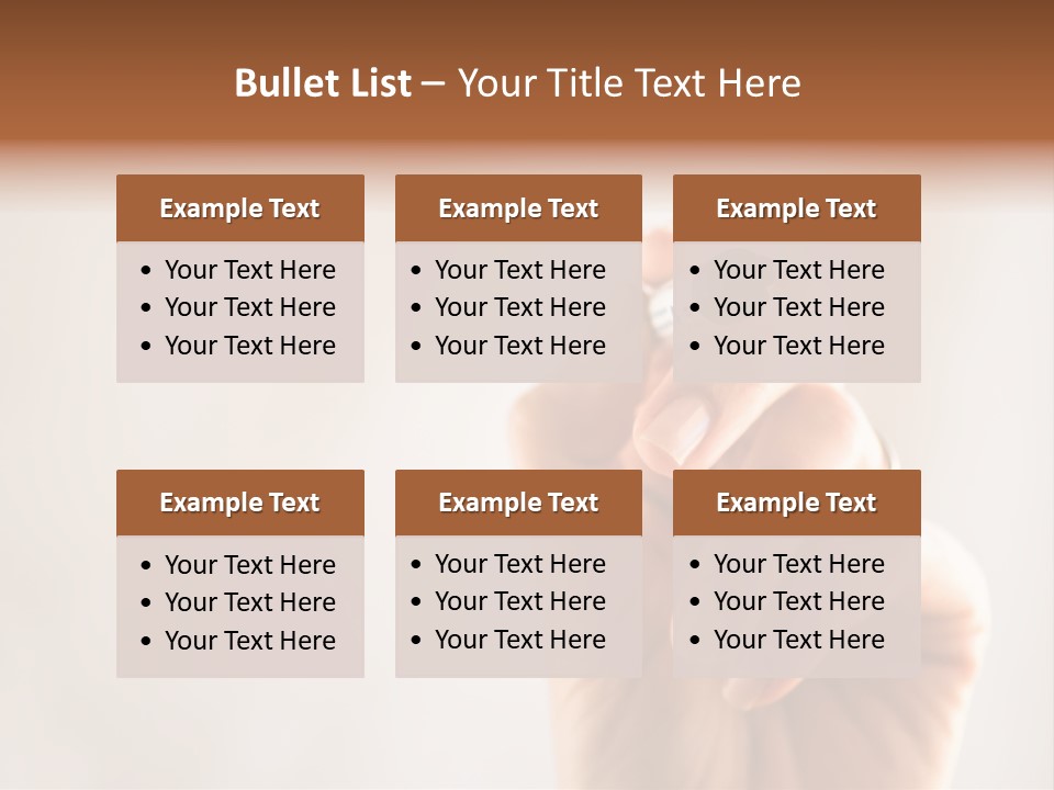 Black Light White PowerPoint Template