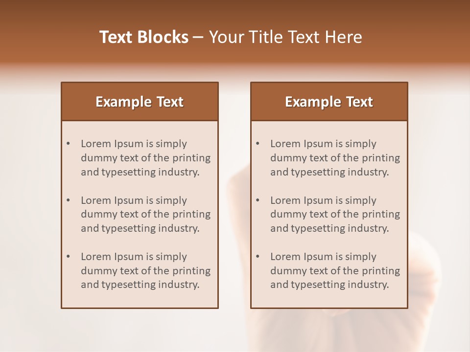 Black Light White PowerPoint Template