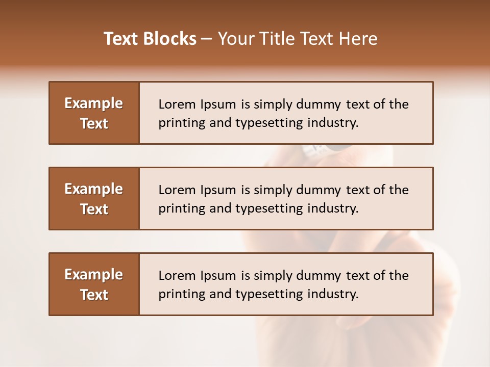 Black Light White PowerPoint Template