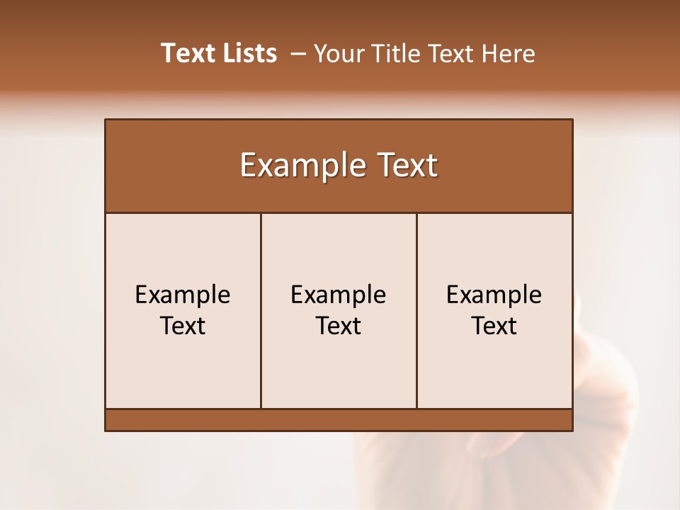 Black Light White PowerPoint Template