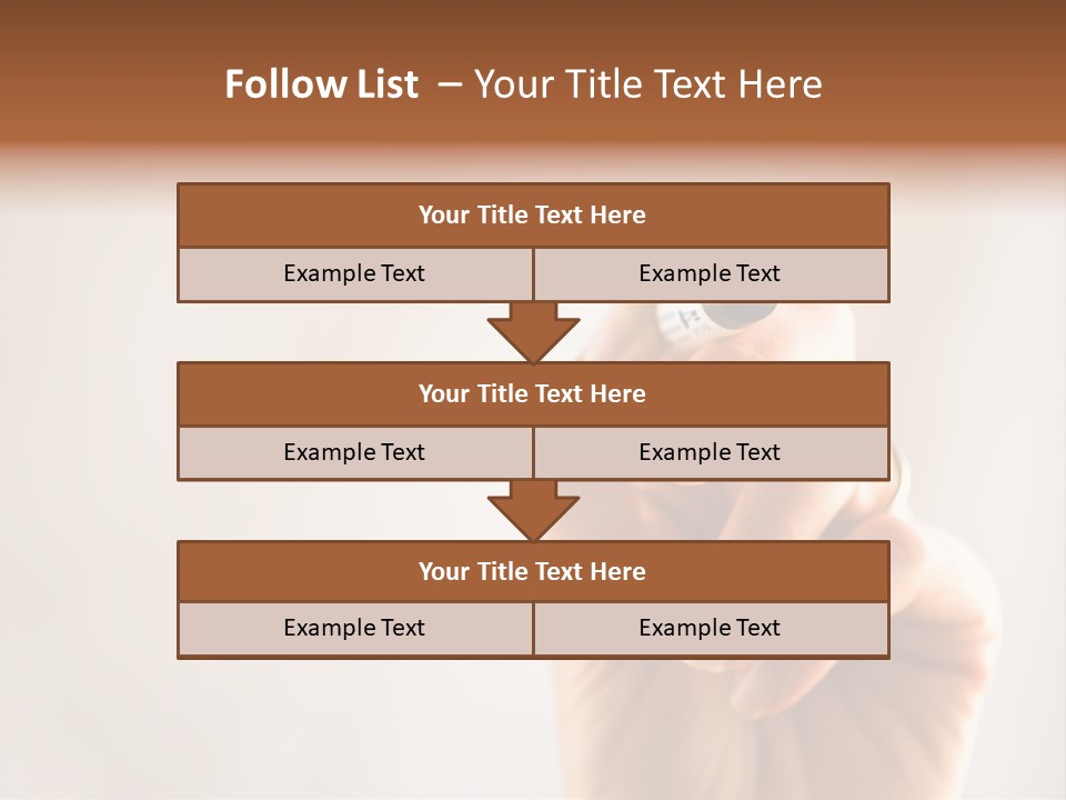Black Light White PowerPoint Template
