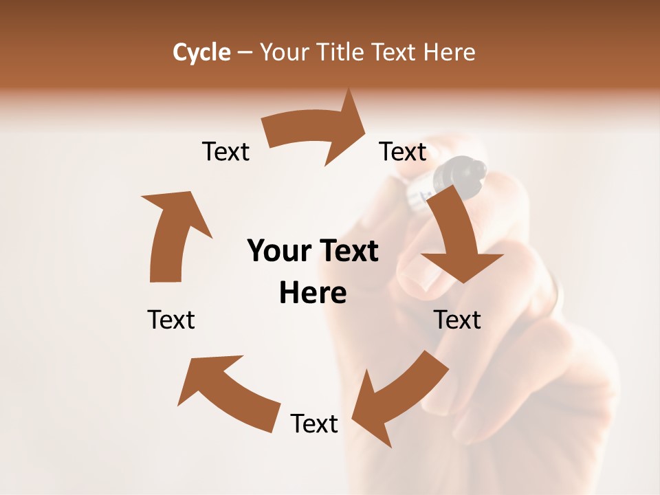 Black Light White PowerPoint Template