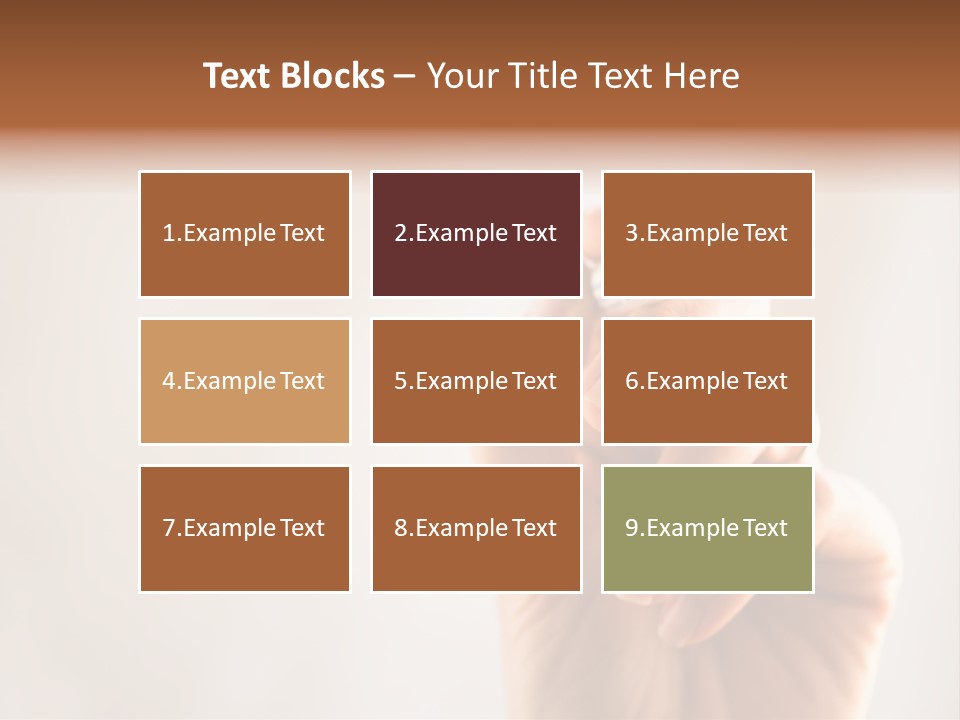 Black Light White PowerPoint Template