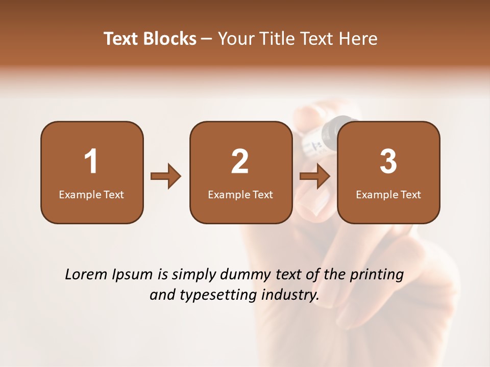 Black Light White PowerPoint Template