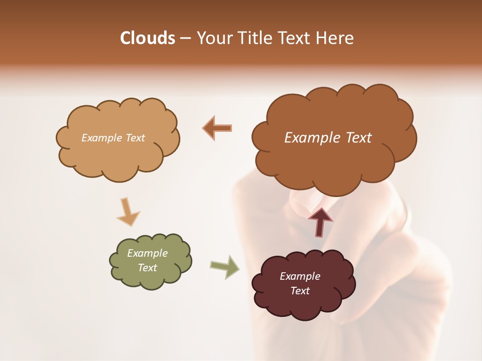 Black Light White PowerPoint Template