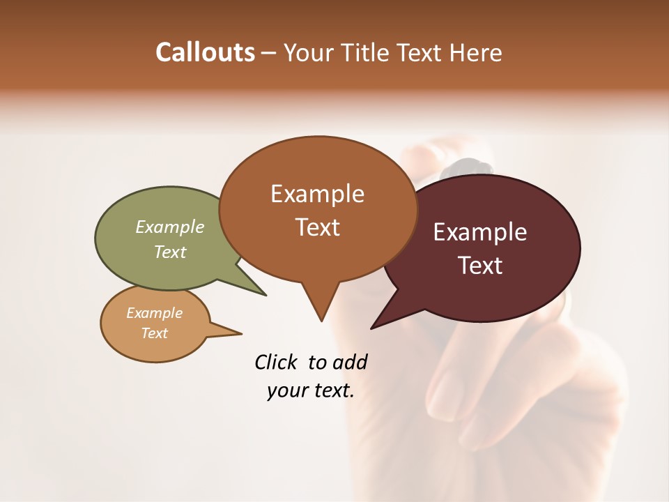 Black Light White PowerPoint Template