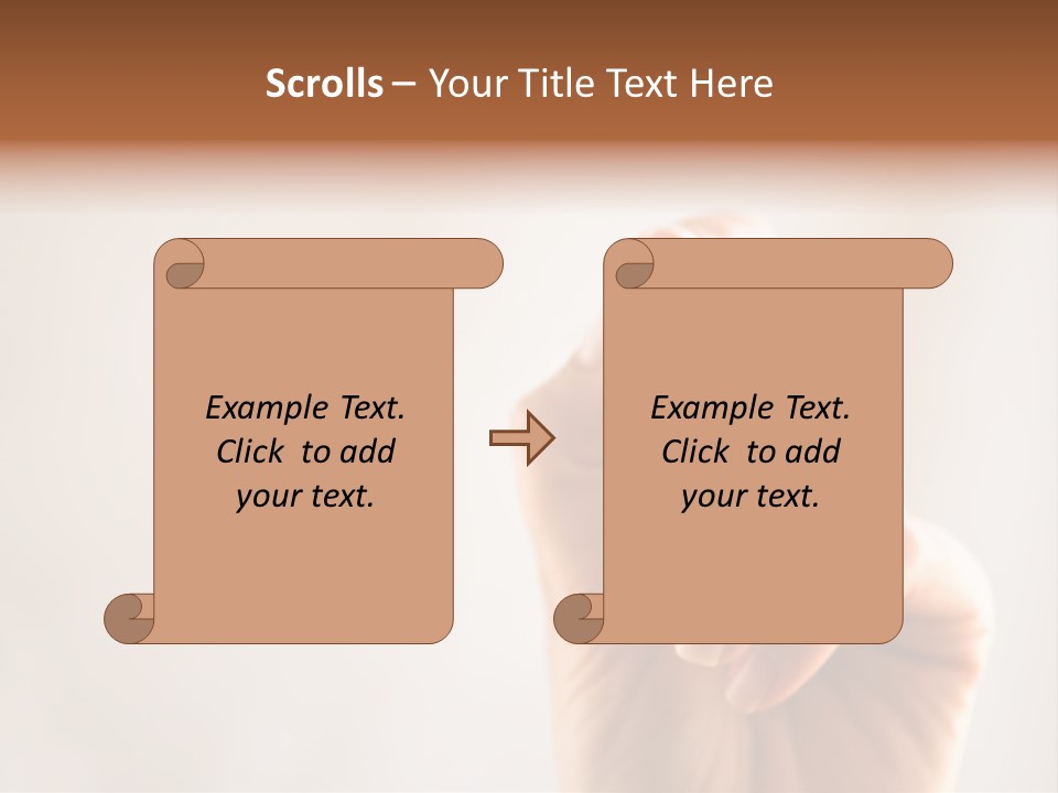 Black Light White PowerPoint Template