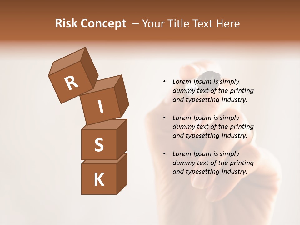 Black Light White PowerPoint Template