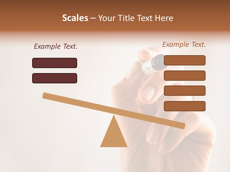 Black Light White PowerPoint Template